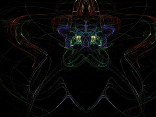 Imaginatory fractal background Image