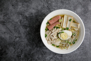 hot and delicious Noodle soup