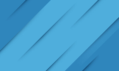 Abstract blue with shadows lines background.