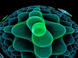 Obraz premium Imaginatory fractal background Image
