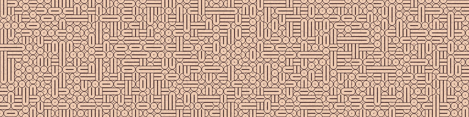 Abstract Geometric Pattern generative computational art illustration
