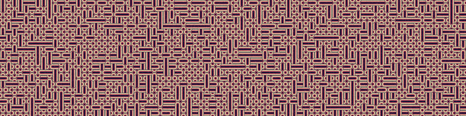 Abstract Geometric Pattern generative computational art illustration