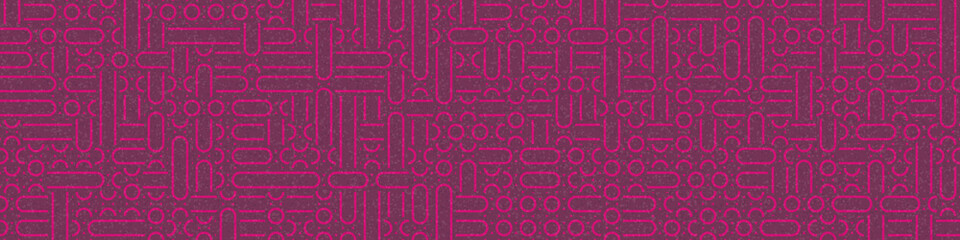 Abstract Geometric Pattern generative computational art illustration