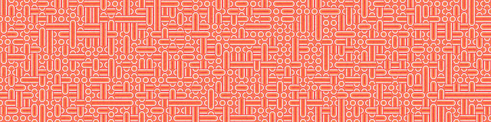 Abstract Geometric Pattern generative computational art illustration
