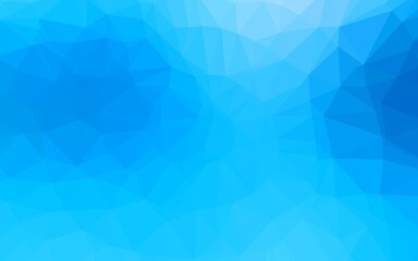 Light BLUE vector abstract mosaic background.