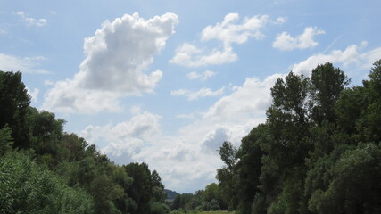 Obraz premium Paesaggio di nuvole