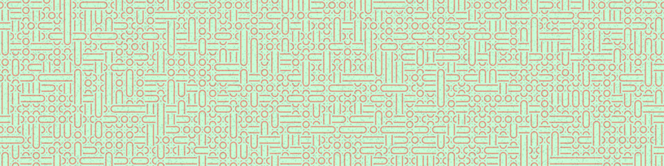 Abstract Geometric Pattern generative computational art illustration