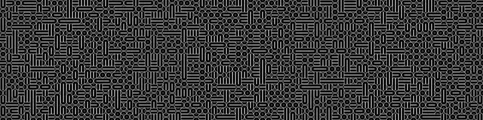 Abstract Geometric Pattern generative computational art illustration