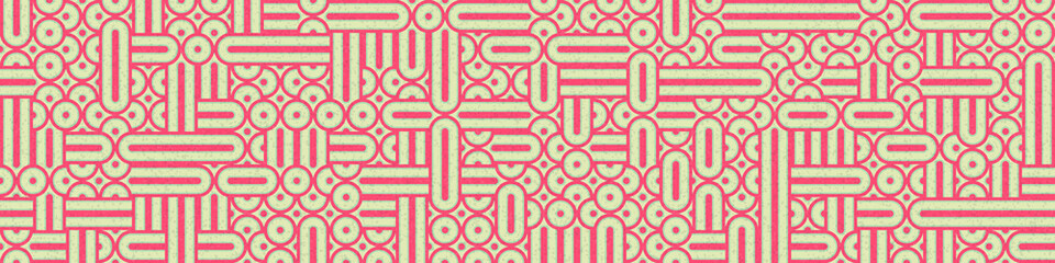 Abstract Geometric Pattern generative computational art illustration