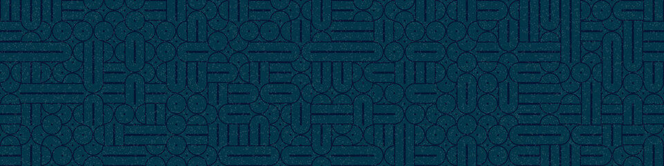 Fototapeta premium Abstract Geometric Pattern generative computational art illustration