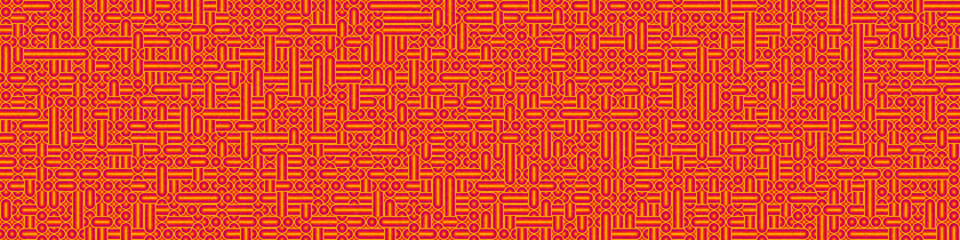 Fototapeta premium Abstract Geometric Pattern generative computational art illustration