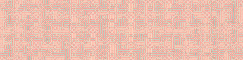 Fototapeta premium Abstract Geometric Pattern generative computational art illustration