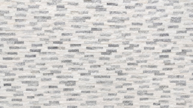 Grey stone wall pattern in gray cement color of modern style design decorative background