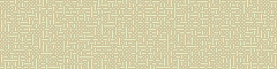 Abstract Geometric Pattern generative computational art illustration