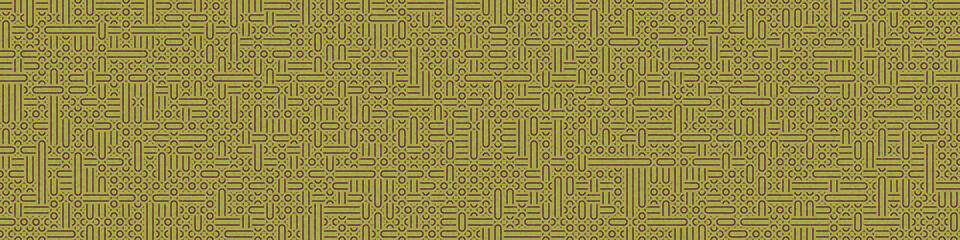 Fototapeta premium Abstract Geometric Pattern generative computational art illustration