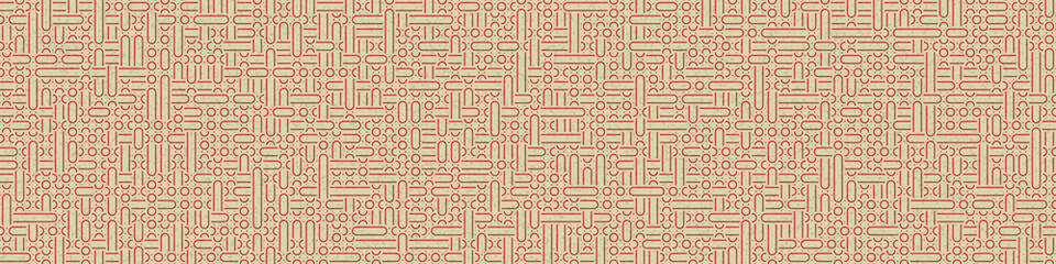 Abstract Geometric Pattern generative computational art illustration