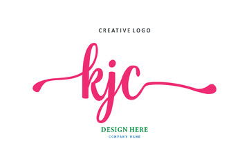 KJC lettering logo is simple, easy to understand and authoritative