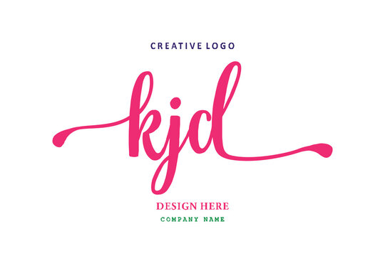 KJD lettering logo is simple, easy to understand and authoritative