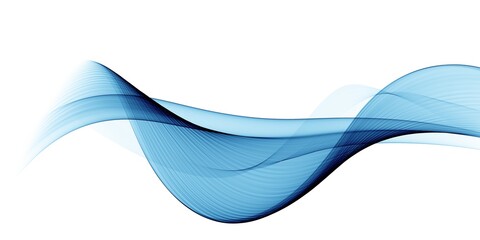Color light blue abstract waves design
