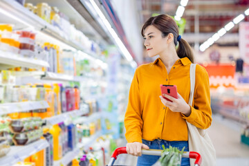woman search information of product