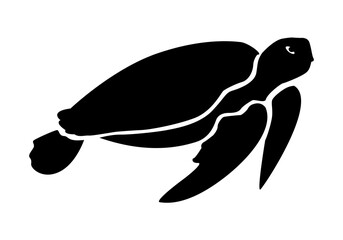 graphic sea turtle,vector illustration of sea turtle,vector of turtle design on a white background,save a turtle.