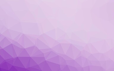 Light Purple vector polygon abstract backdrop.