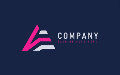 Abstract Initial Letter A and E Combination Logo Design. Usable For Business, Community, Industrial, Security, Tech, Services Company.