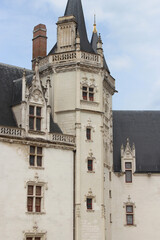 medieval castle in nantes (france)