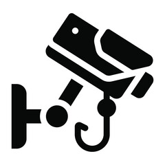 
Cctv phishing icon in solid editable style
