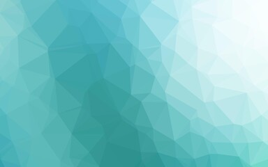 Light BLUE vector shining triangular pattern.