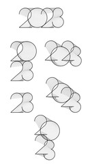 2023 in typographical outline design