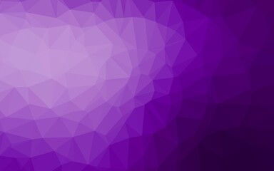 Obraz premium Light Purple vector polygon abstract layout.