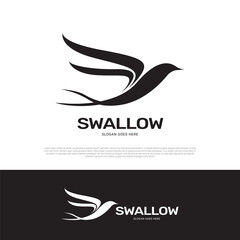 Swallow logo icon design