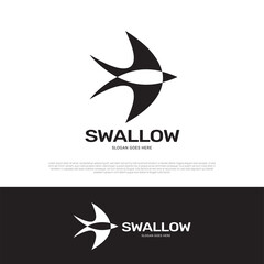 Swallow logo icon design