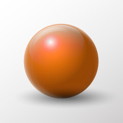 Vector illustration of a colorful glossy ball.