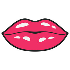 Human Lips Patch 