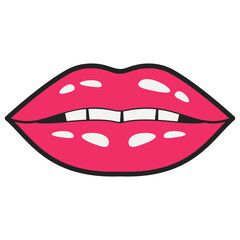 Female Lips Makeup 