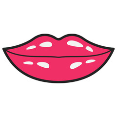 Female Lips Vector 