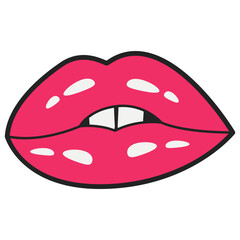 Female Lips Makeup 