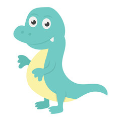 Fototapeta premium Baby Dinosaur Vector 
