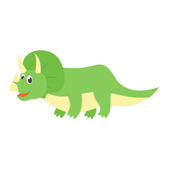 Cartoon Saurischian Dinosaur