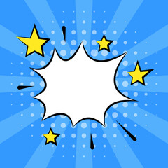 Fototapeta premium Comic Cloud Bubble 