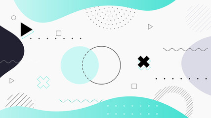 Dark vector geometric backround. Abstract design styled vintage trends 80-s. Minimalistic background