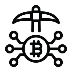 
Blockchain financial network vector design 
