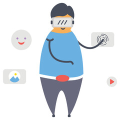 Virtual Reality Vector 