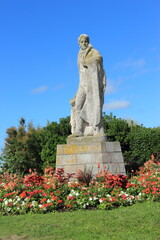 Statue de Chateaubriand, Saint-Malo - obrazy, fototapety, plakaty