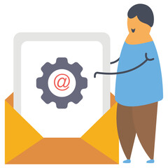 Email Optimization Vector  