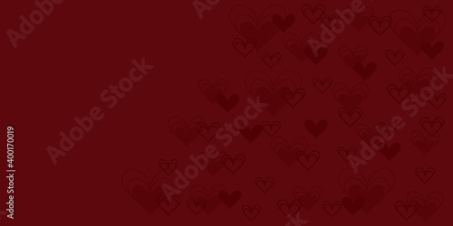 Valentine S Day Concept Heart Symbol Decoration Illustration For Frames Banner Design Vector Illustration バレンタインデザイン バレンタイン背景イラスト Abstract Wall Mural Abstra Lala