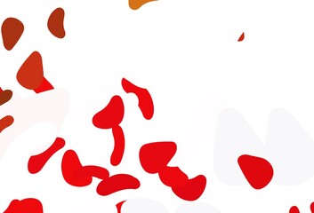 Light Green, Red vector template with memphis shapes.