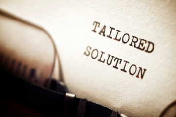 Tailored solution phrase